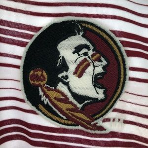 Stripped Russel Florida State Seminoles Polo